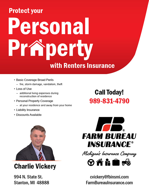 Vickery Agency Renters Insurance Flyer